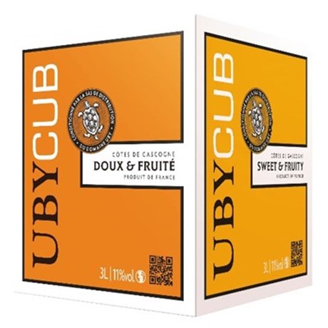 UbyCub Doux et Fruité - IGP Côtes de Gascogne - 3 Litres