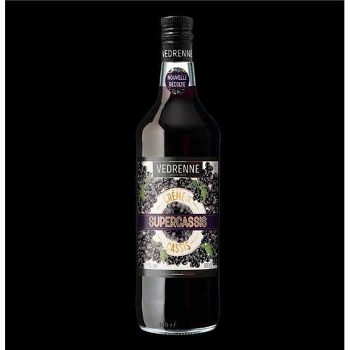 Crème de cassis "Supercassis Nouvelle récolte" 15° 1 L Vedrenne