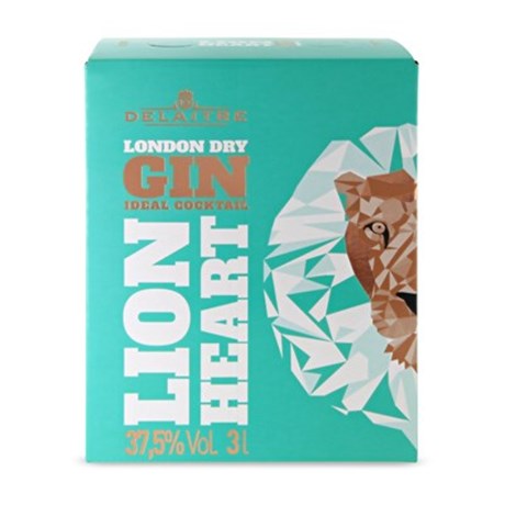 Gin Lion Heart 37.5° 3 Liters 4df5d4d9d819b397555d03cedf085f48 